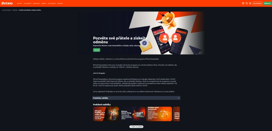 Betano Bonus Za Sdílení