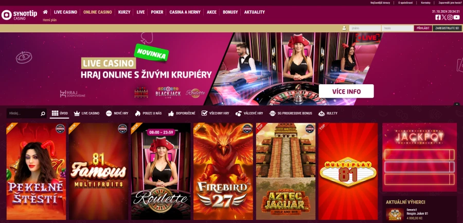 Synot Tip Casino