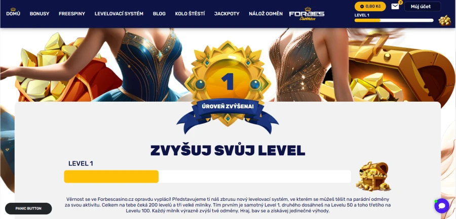 Forbes Casino Levelovací Systém