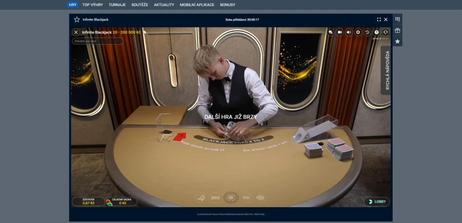 Tipsport Vegas Live Casino