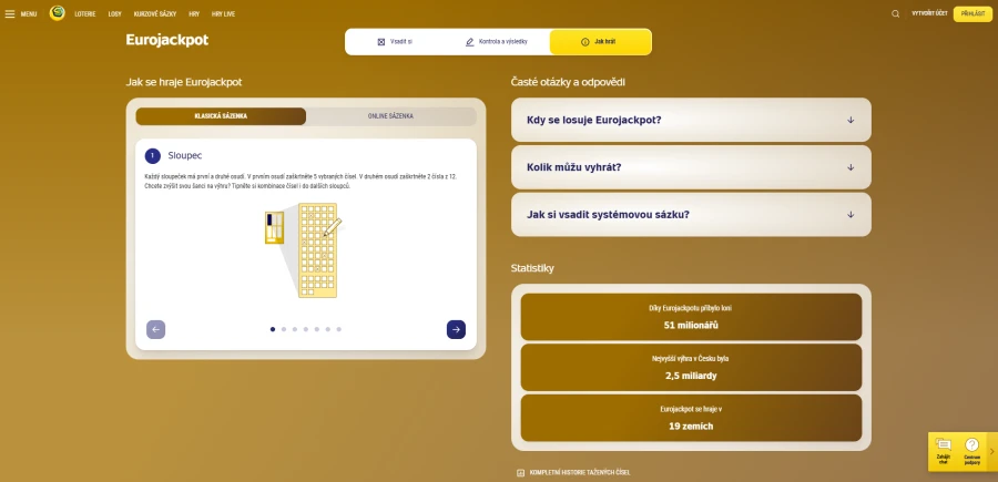 Eurojackpot Pravidla