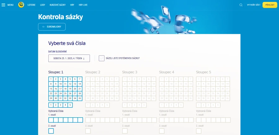 Euromiliony Kontrola Tiketu