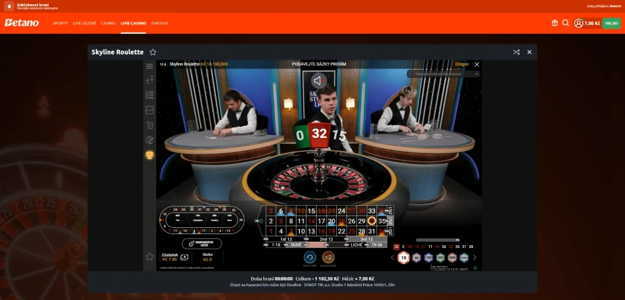Betano Ruleta