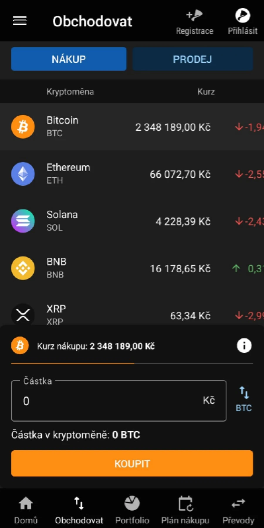 Mobilní Aplikace Tipsport Krypto Peněženka Pluso