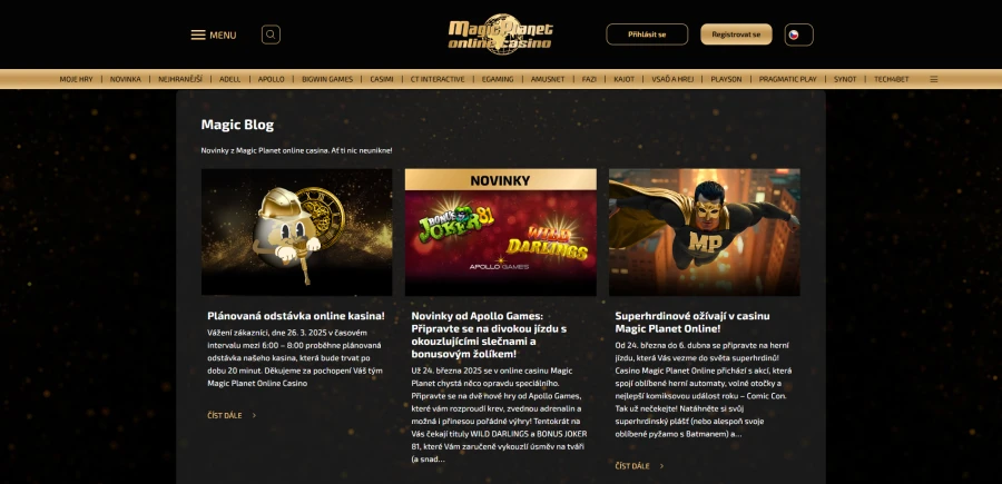 Magic Planet Casino Blog