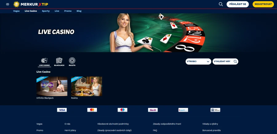 Merkurxtip Live Casino