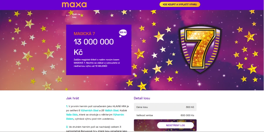 Magická 7 Maxa