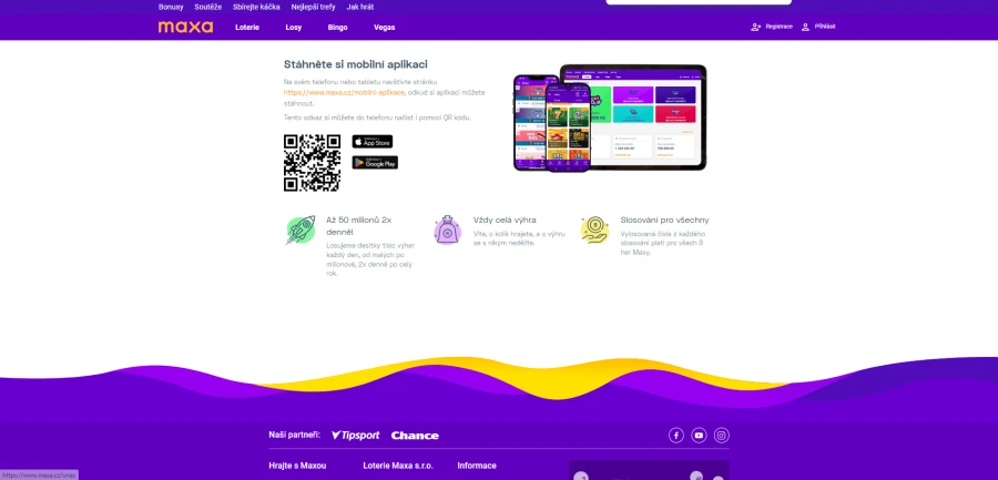 Maxa Vegas Mobilní Aplikace