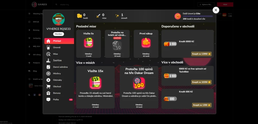 69games Věrnostní Program