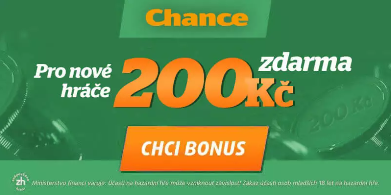 Chance Registrační Bonus