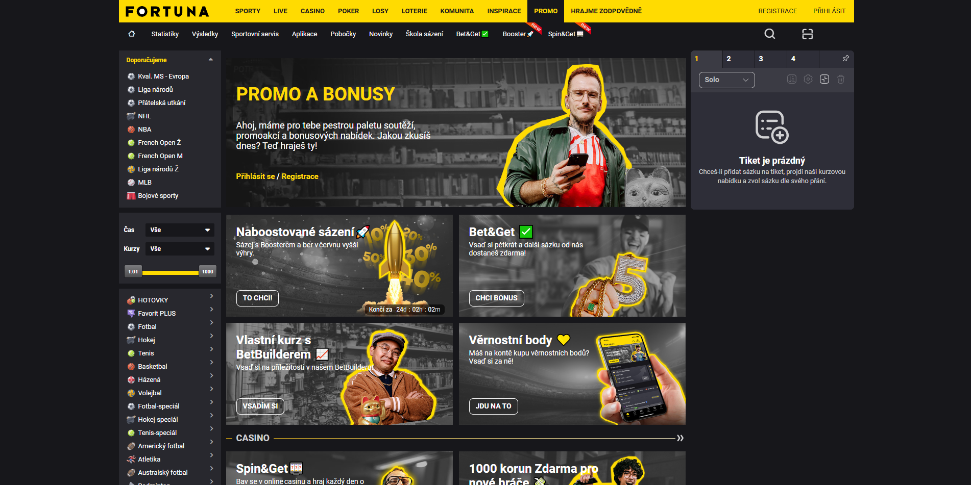 Fortuna Bonusy
