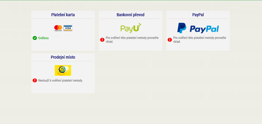 Sazkabet Platební Metody