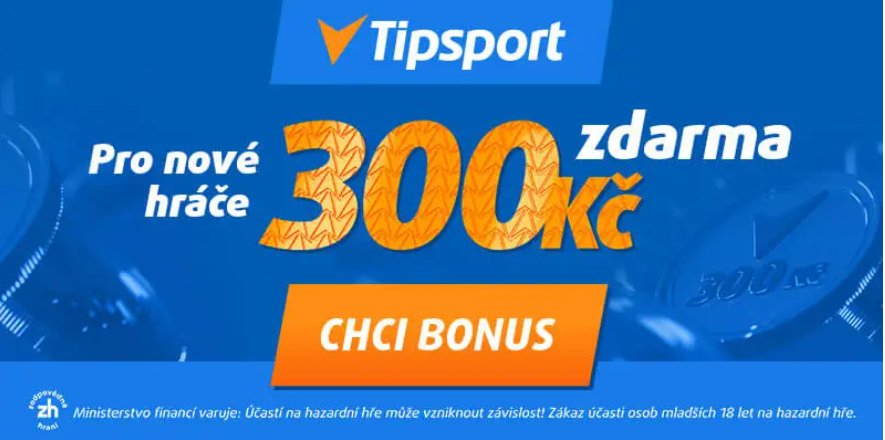 Tipsport Registrační Bonus