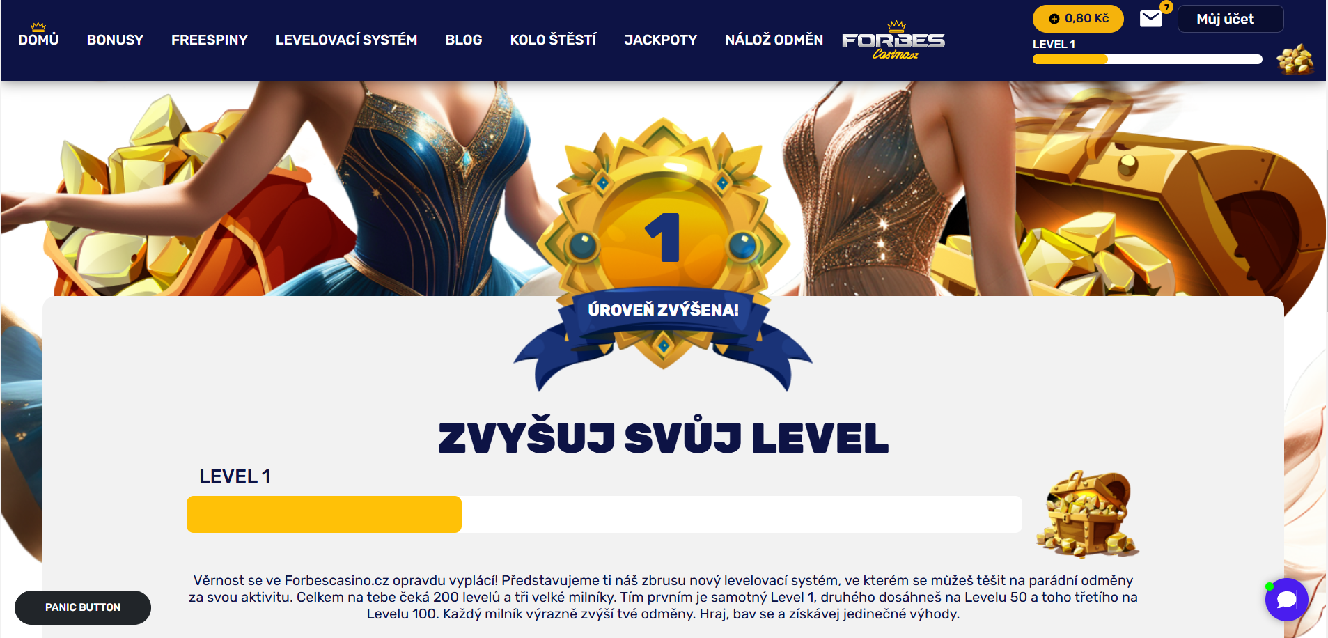 Forbes Casino Levelovací Systém