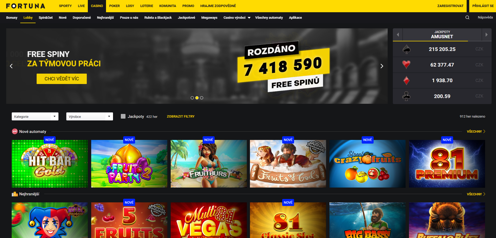 Fortuna Casino Výherní Automaty