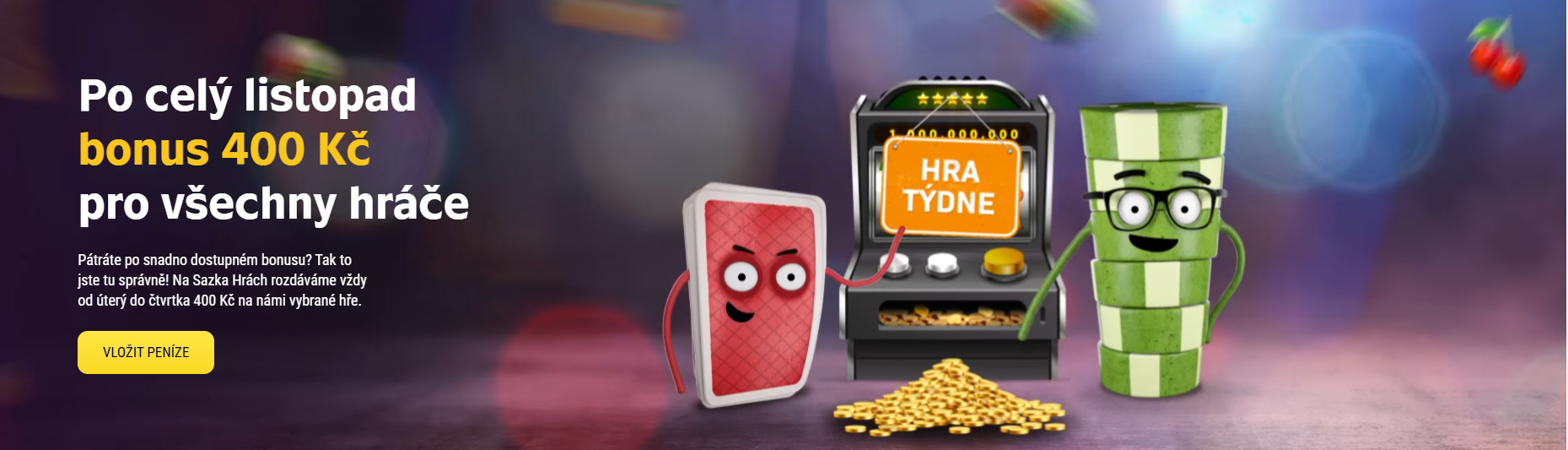 Sazka Hry Vkladové Bonusy