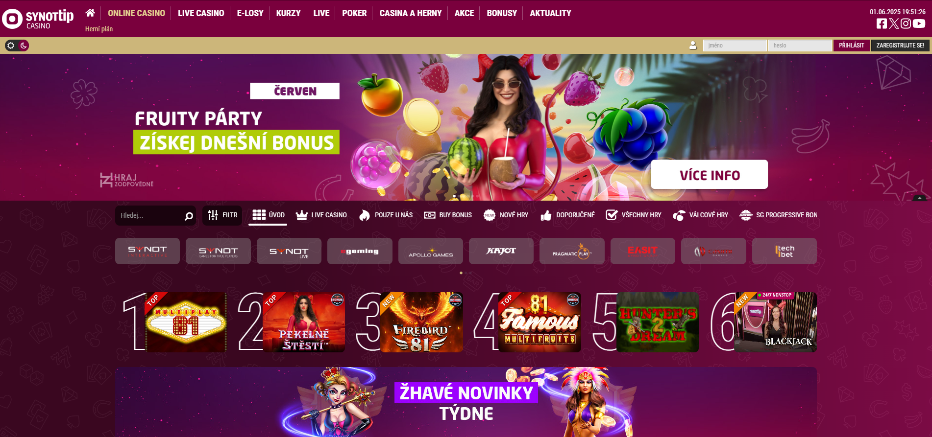 Synot Tip Casino