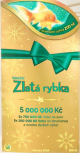 Sazka vánoční losy - Zlatá Rybka