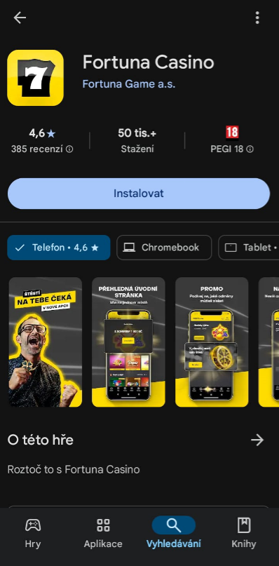 Fortuna Aplikace Stažení