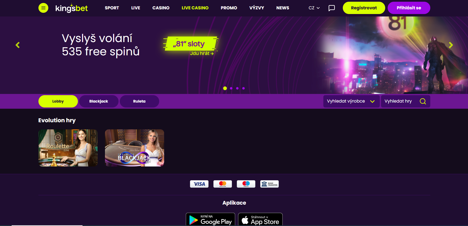 Kingsbet Live Casino