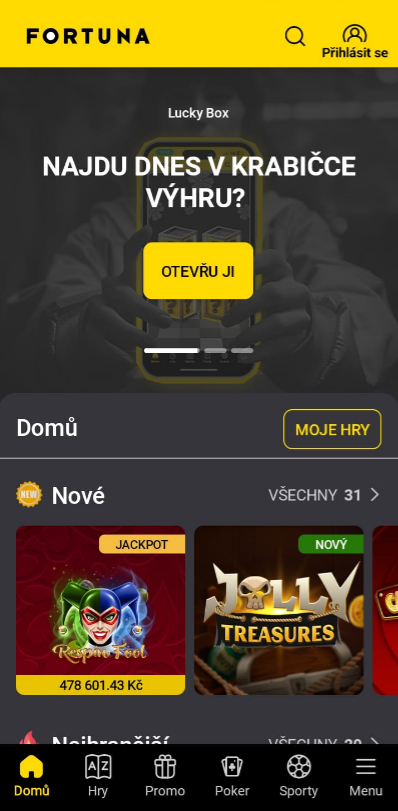 Mobilní Aplikace Fortuna Casino
