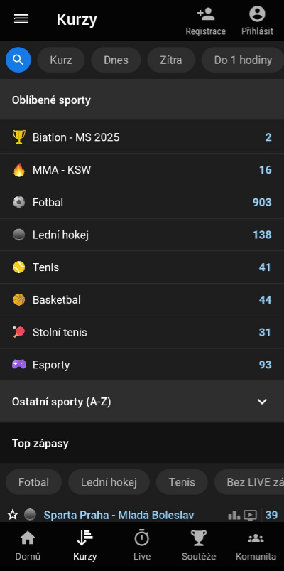 Tipsport Aplikace Sázková Kancelář