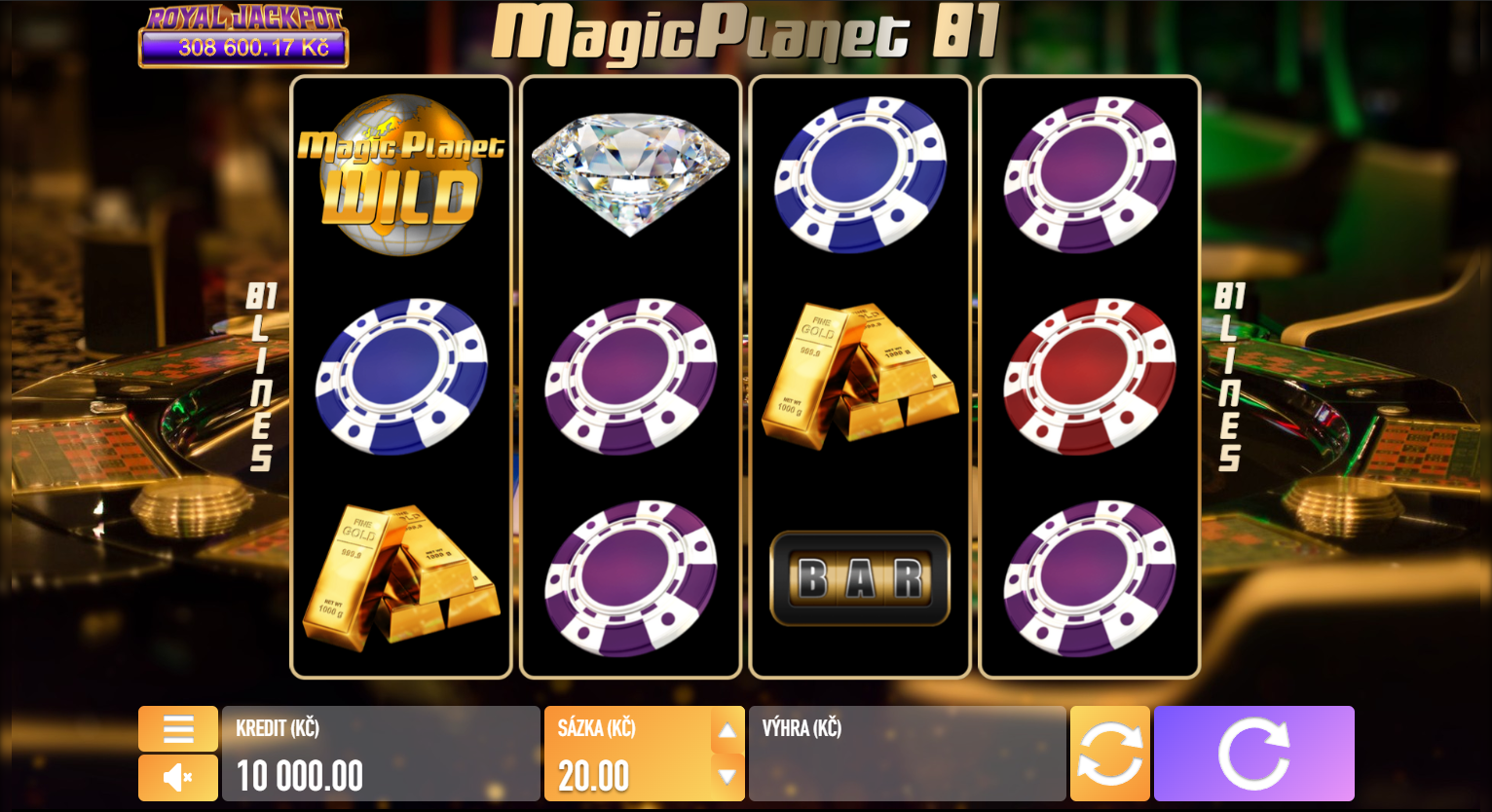 Magic Planet Casino Automaty