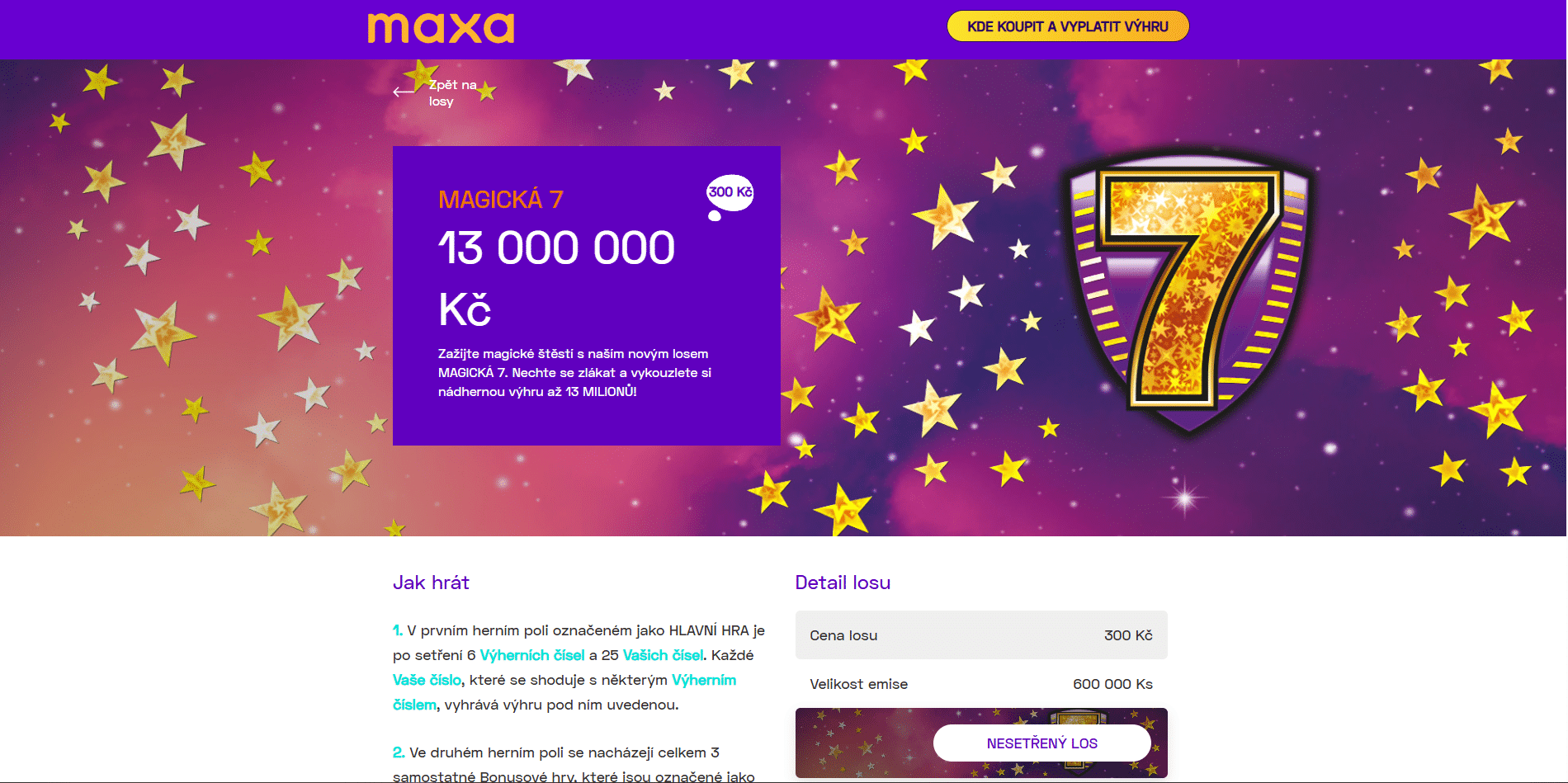 Magická 7 Maxa