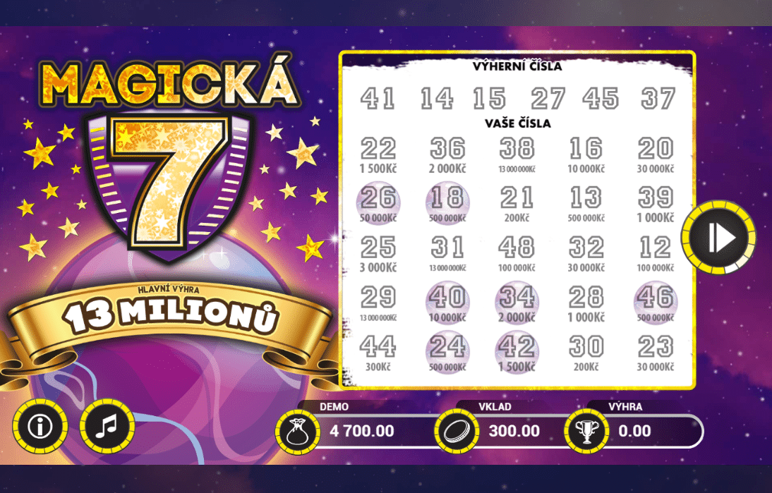 Magická 7 Online Setřená