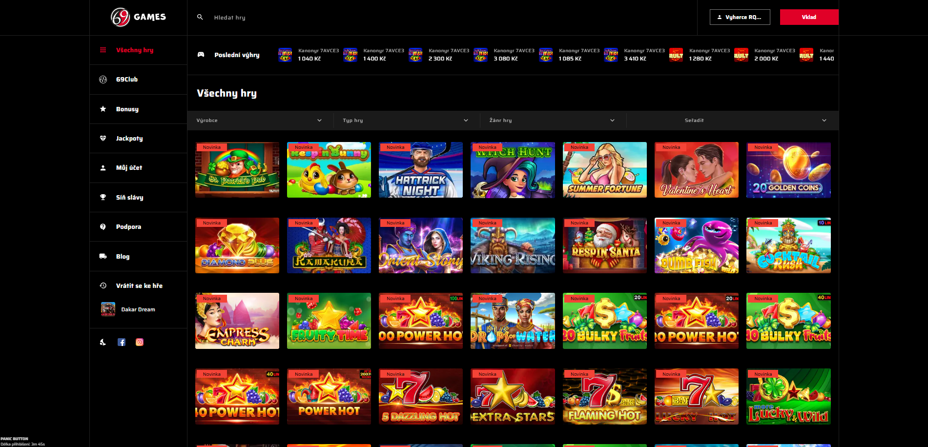 69games Automaty