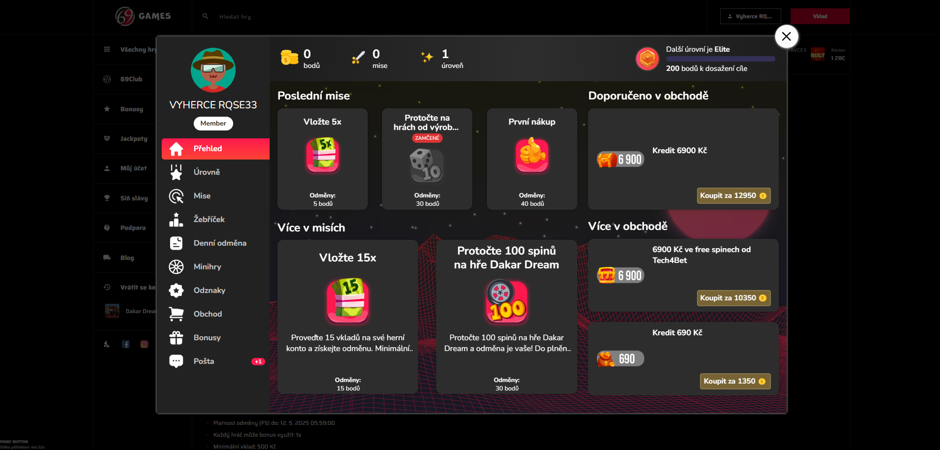 69games Věrnostní Program