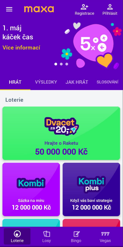 Maxa Aplikace