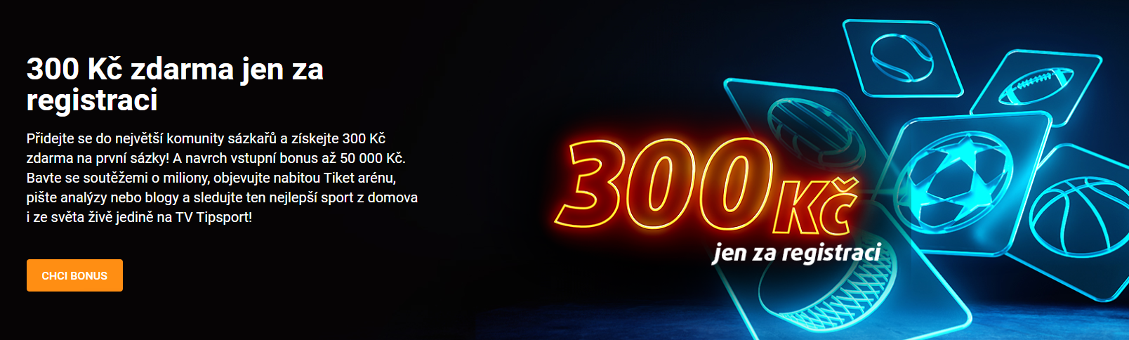 Tipsport Registrační Bonus