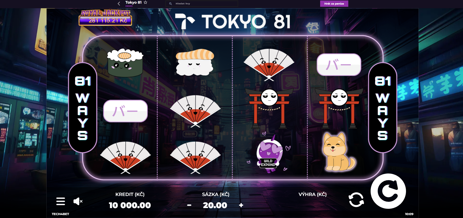 Tokyo Casino Exkluzivní Hra